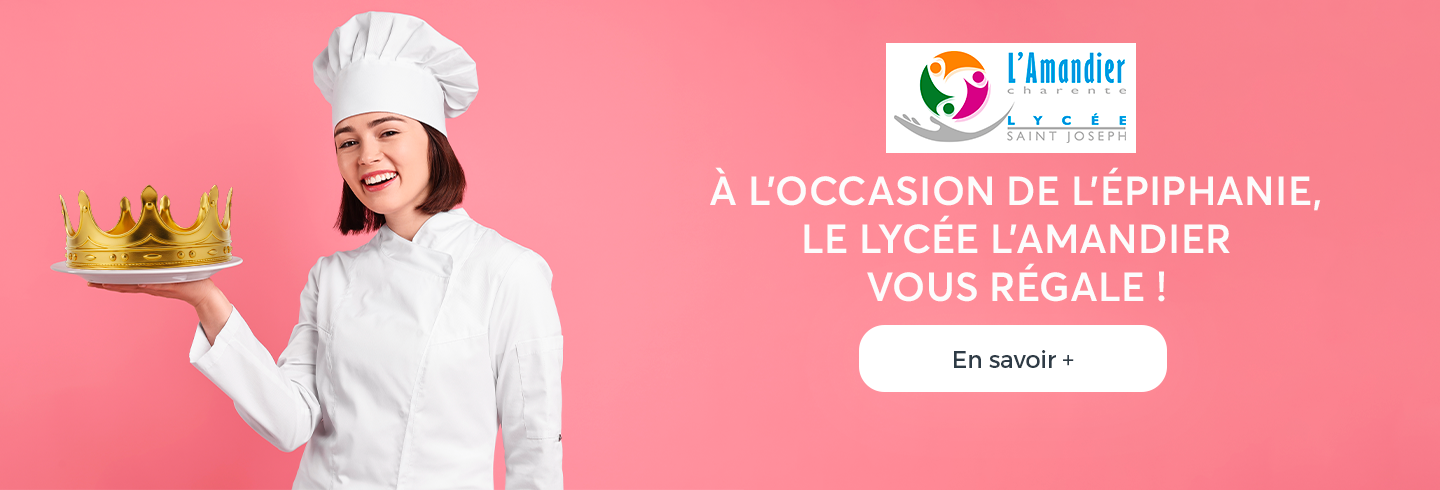 Aushopping La Couronne Lycée l'amandier gourmandise épiphanie