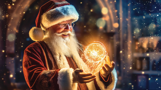 Pere Noel La Couronne Selfie