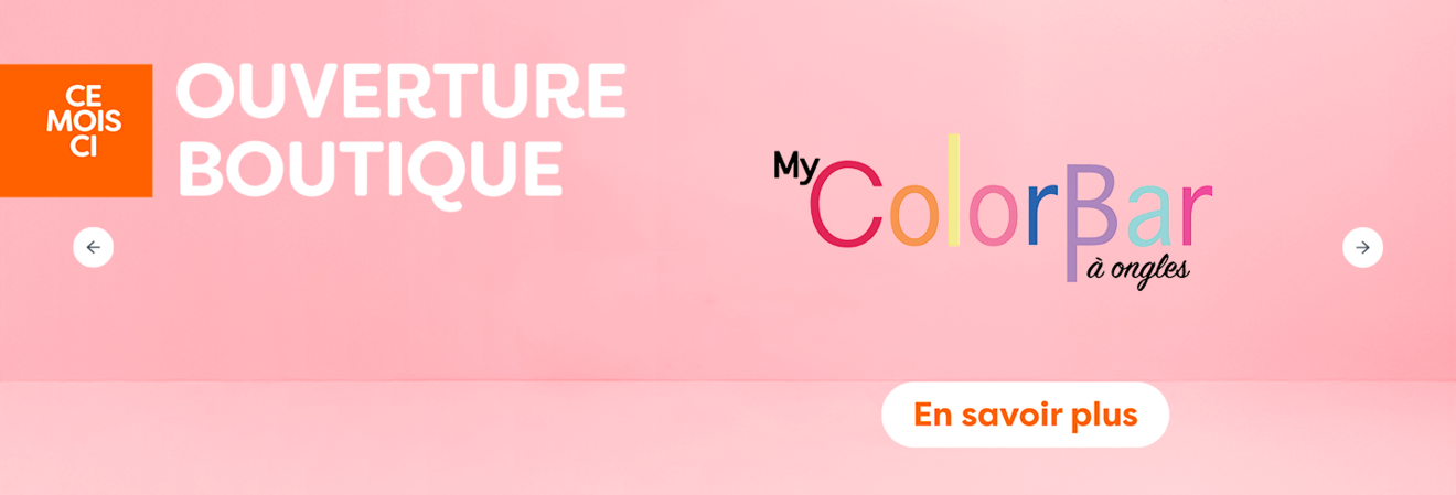 Ouverture nouvelle boutique Color Bar Aushopping La Couronne