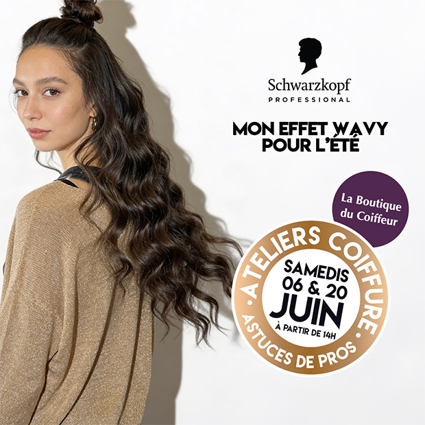 Un effet wavy avec les produits OSiS+ de Schwarzkopf Professionnel